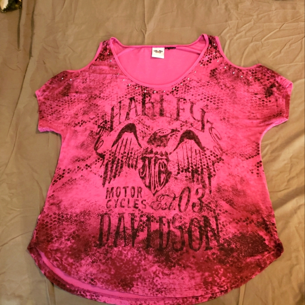 Pink Harley Shirt